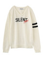 L/S KNIT TOP SILENT/NAVY
