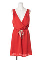 【BED＆BREAKFAST】Resort Satin Sleeveless Dress/RED