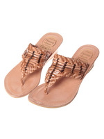 【Funny show】メッシュトングサンダル/ダークブラウンコンビ