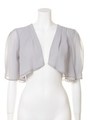 【LADY】シフォンLadyボレロ/グレー