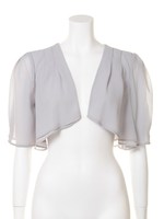 【LADY】シフォンLadyボレロ/グレー