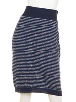 【ROSE BUD】HI-WAIST TIGHT SKIRT/NVYMIX