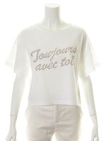 カラービーズロゴT/ラベンダー