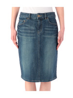 デニムタイトスカート/オフホワイト(003)