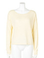 ドレープルーズKnit TOP/IVOY