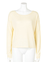 ドレープルーズKnit TOP/IVOY