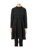 モノトーン柄ワンピース/ブラック(218)