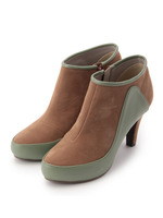 切り替えショートブーツ/ブラウン(042)