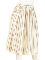 先染めストライプ/ホワイト