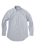 DRESSTERIOR オックスストライプ シャツ/ネイビー系(593)