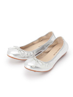 MAISON ROUGE インヒールシャーリングバレエシューズ/ベビーピンク(071)