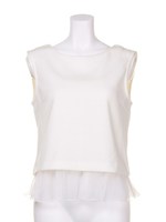 ＬＡＣＹ　ＦＲＩＬＬ　ＨＥＭ/ホワイト