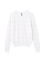 メッシュボーダーニット/ブルー(392)