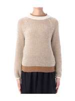 鹿の子ラメMIXニット/ベージュ(552)