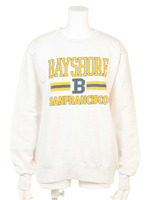 BAYSHOREスウェット/O/WHT