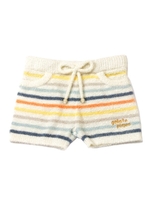 moco moco'スムーズィー'babyマルチボーダーショートパンツ/NVY