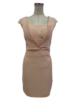 カシュクールパーティドレス/ブラック