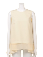 シフォンブラウス/WHT