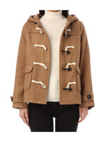 ショートダッフルコート/ベージュ(052)