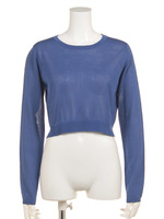 プレーンニットPO/ブルー