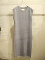 接結ニットワンピース/MOSS BLUE