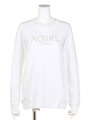 XG LOGO SWEAT CREW NECK TOP/ASH