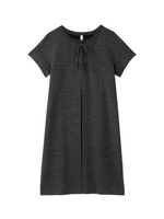 [L]フロントレースアップワンピース/ナチュラル(450)