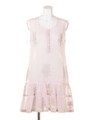 【juliet dunn】Cotton siv/less beach dress/GREEN