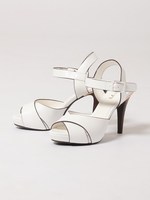 クロスサンダル/オレンジ