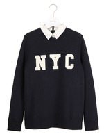 襟付きトレーナー/IVR