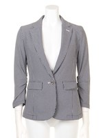 【DOUBLE STANDARD】ギンガムチェックJK/ネイビー