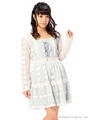 【LIZLISA】総レースワンピース/ホワイト