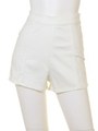 ストレッチデニムショートパンツ/WHT