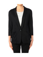 リヨセルスムースジャケット/ネイビー系(093)