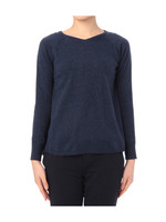 レース切り替えバックシャンラグランニット/グレー(012)