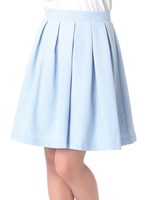 ジャガードフレアスカート/ネイビー