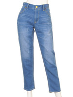 OB リラックス スリム テーパード パンツ/L/BLU