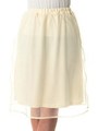 オーガンジーミディスカート/Ivory