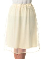 オーガンジーミディスカート/Ivory