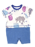 サイプリント4分丈Tオール/カーキ