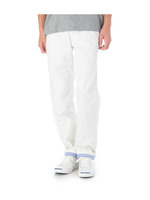 ストライプ使いチノパンツ/ホワイト(002)