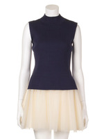 チュールコンビワンピース/OWHTxNVY