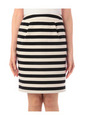 リップルボーダータイトスカート/ブラック(319)