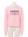 CANDY'S CHERRY DROPS SWEAT TOPS/BLACK