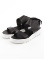 【ROSE BUD】WHT SOLE COMFORT SANDAL/NERO
