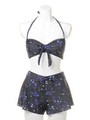 【X-girl x ROXY】SPACE BIKINI SET/BLACK