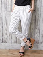 ストライプリラックス/PT/オフホワイト／チェック