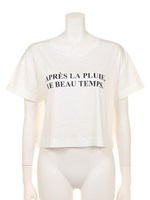 ショートロゴＴシャツ/ホワイト