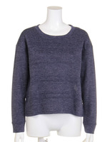 タックボーダー裏毛TOPS/グレー