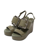 ビックバックルウェッジ/カーキ